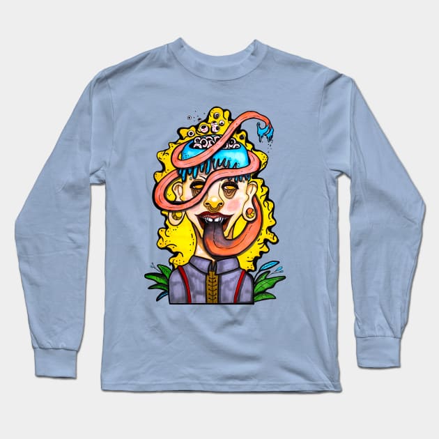 The Loquacious Long Sleeve T-Shirt by rosana art